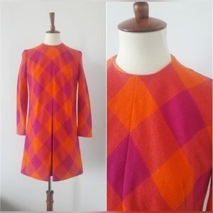 Orange/Pink – Vintage 60's Lanz Originals Tent Dress Rare
